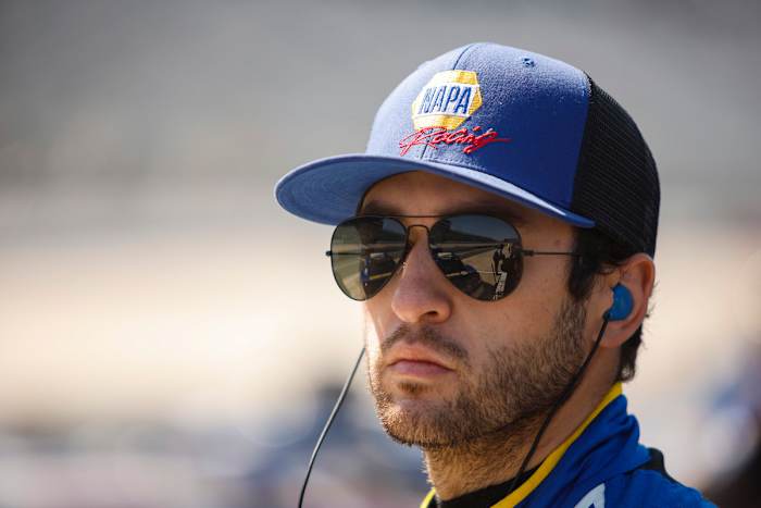 Chase Elliott failed to make the NASCAR Cup playoffs for the first time in his career in a season he'd likely rather forget, which includes missing six races recovering from a snowboarding accident and resulting surgery. (Photo by Sean Gardner/Getty Images)